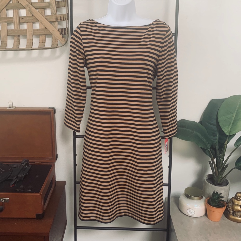 Xhilaration Striped Bodycon Dress NWT